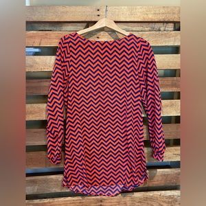 Blue Rain Shirt Dress Women’s Size Small